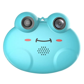 

K5 Digital Camera Hd Children'S Cartoon Anti-Fall Little Frog Camera (Blue)