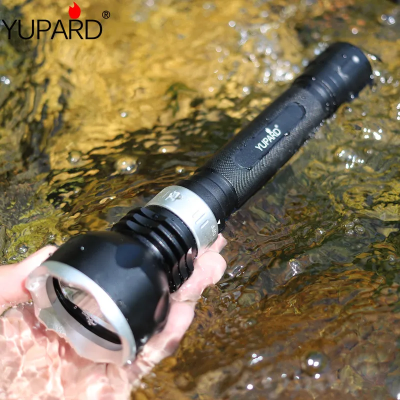 Linterna led submarinismo YUPARD XM L2 T6 resistente al agua, luz