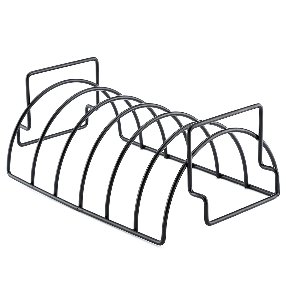

2019 New Non-Stick Stainless Steel Roasting BBQ Rib Rack Tools Chicken Duck Holder Rack Grill Stand Roasting BBQ Rib