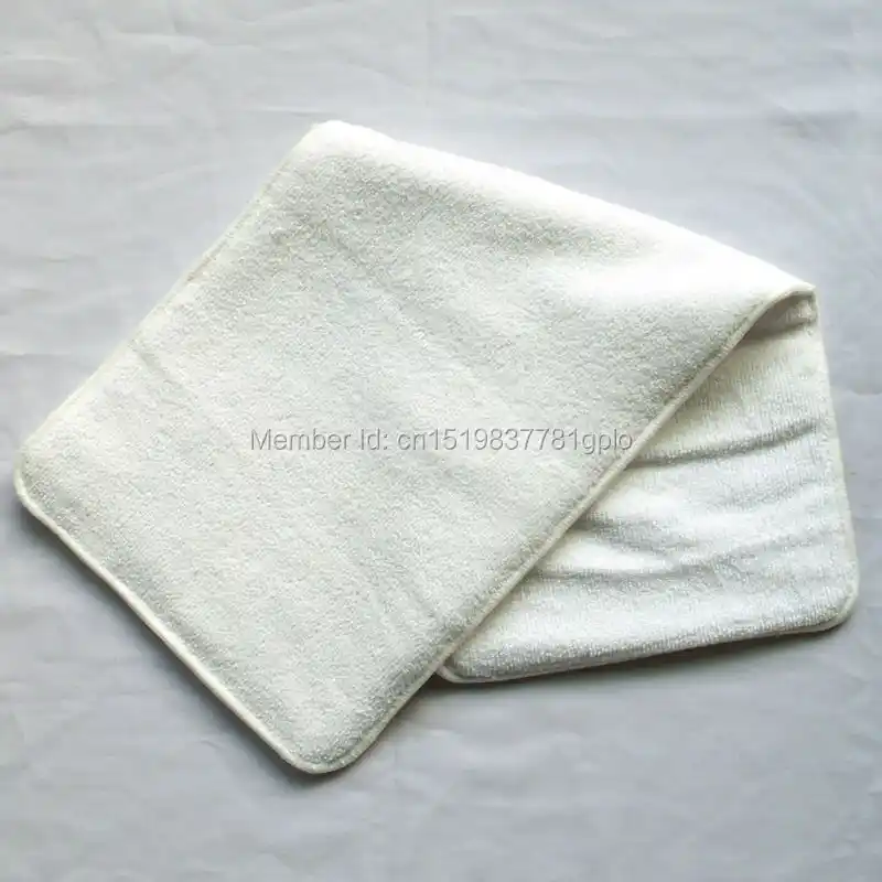 4-layer Washable Reusable Large Absorbent Bamboo Microfiber Inserts Liners for Adults Cloth Diapers for Incontinence Care 4 pieces