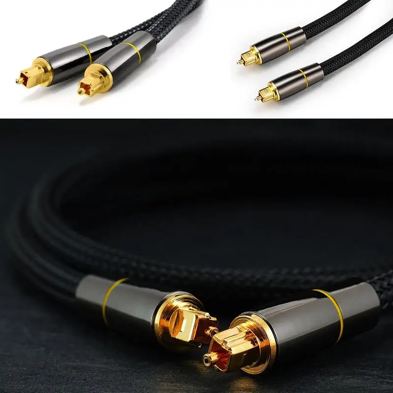 

Audio Cable SPDIF Output Cable 5.1 Sound Channel Digital Optical Fiber Power Amplifier Optical Connection Cable 1M 1.5M 2M 3M