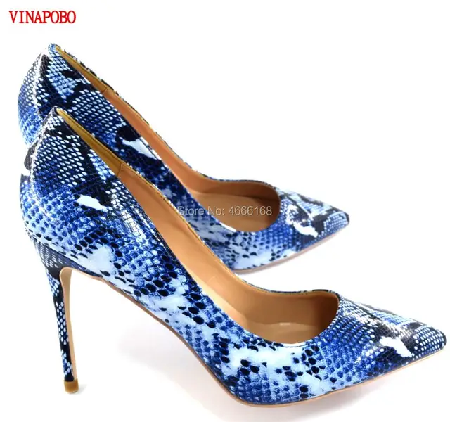 US $34.99 40% OFF| : Buy 2019 Vinapobo Top Quality Women Pumps Blue Mix Color Pointed Toe High Heels Snake Print Stiletto Heel Height US $34.99 40% OFF| : Buy 2019 Vinapobo Top Quality Women Pumps Blue Mix Color Pointed Toe High Heels Snake Print Stiletto Heel Height
