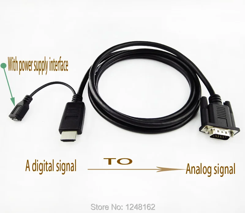 VGA To HDMI Cable/line For RT809F RT809H EMMC Programmer, 44 OFF