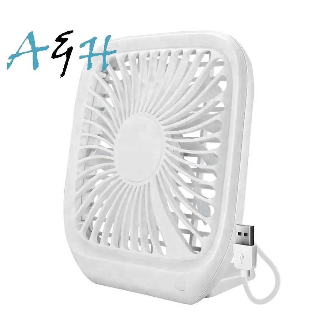 

Portable Ultra-thin 3 Gear Adjustable Desktop USB 1A Electric Fan Air Cable Home, Office, Dormitory, etc Cooler