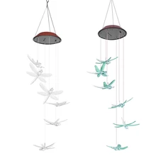 LED Wind Chime Outdoor Waterproof Solar Panel LED Dragonfly Wind Chimes For Home Garden Decor Light Lamp LED Wind Chime Outdoor Waterproof Solar Panel LED Dragonfly Wind Chimes For Home Garden Decor Light Lamp