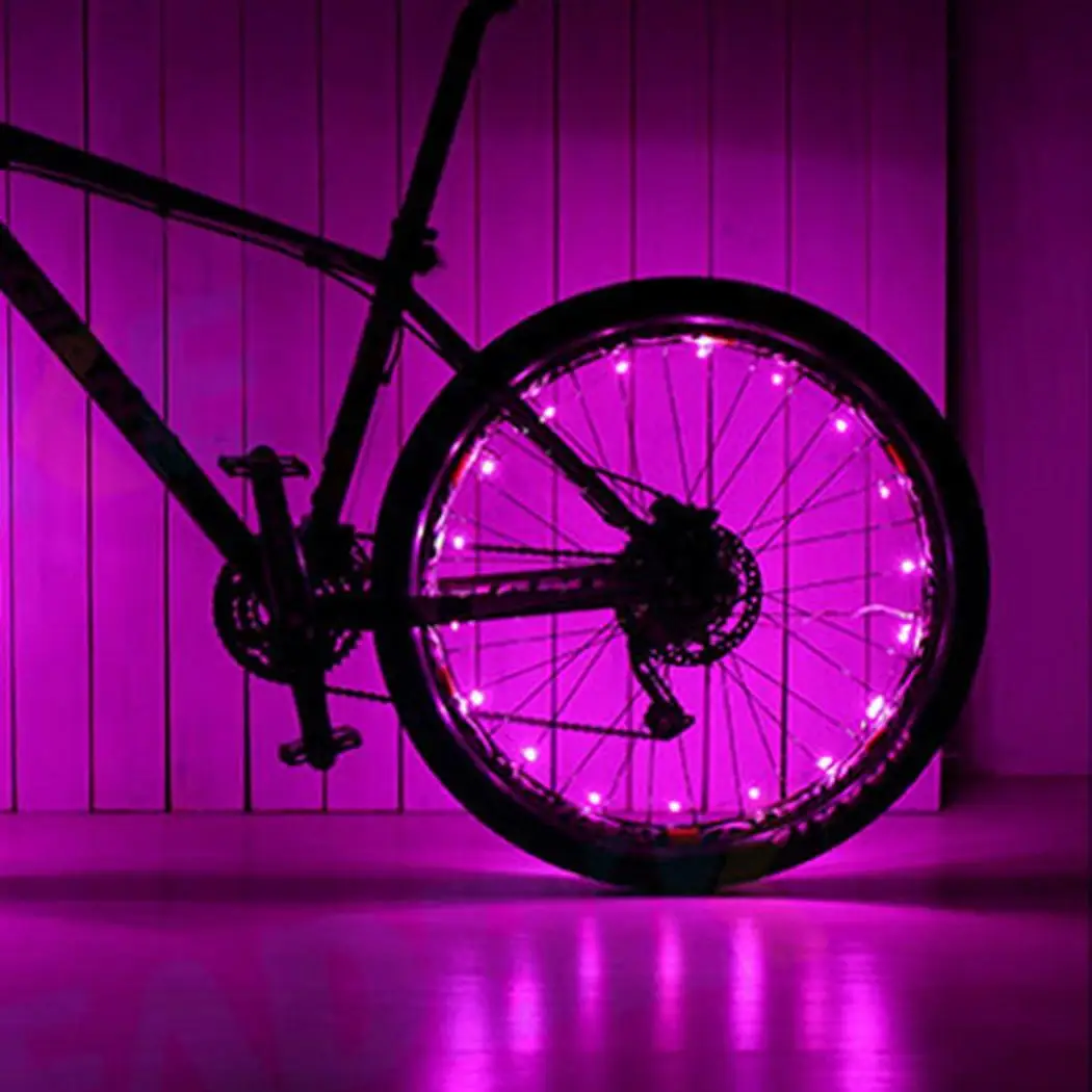LED Bicycle Bike Cycling Rim Lights Wheel Spoke SA03 2.2 Meters Home