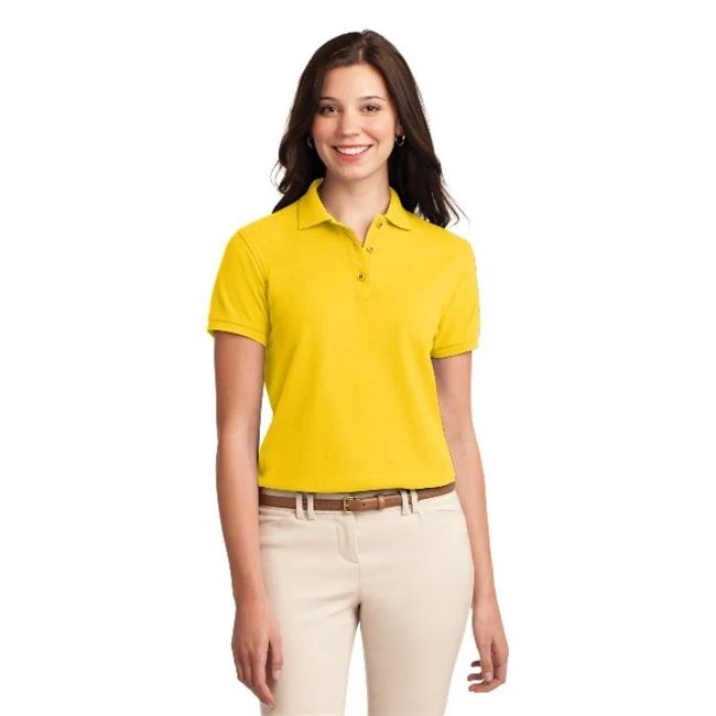 Порты и разъёмы Authority L500 Дамы Silk Touch Polo желтый подсолнух-очень большой |
