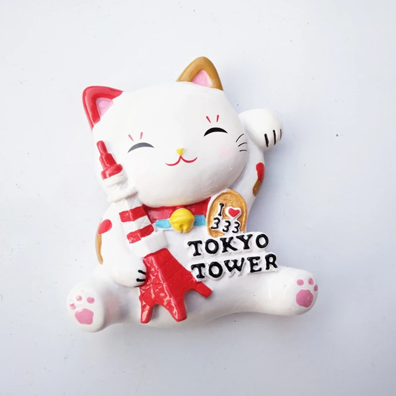Lychee Life 3D Lucky Cat магнит на холодильник Креативный дизайн животных магниты Kawaii