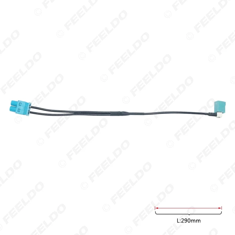 Автомагнитола FEELDO с усилителем для Volkswagen/Skoda/Audi 1 Way Female 2 Male антенной и OEM головное