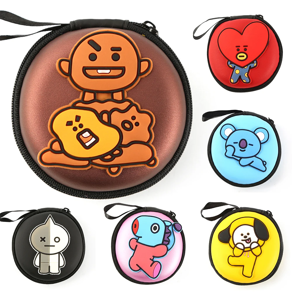 

Creative Earphone Case Waterproof Sports Stereo Headset Mini Zipper Earphone Headphone SD Card Storage Bag Box Carrying Pouch
