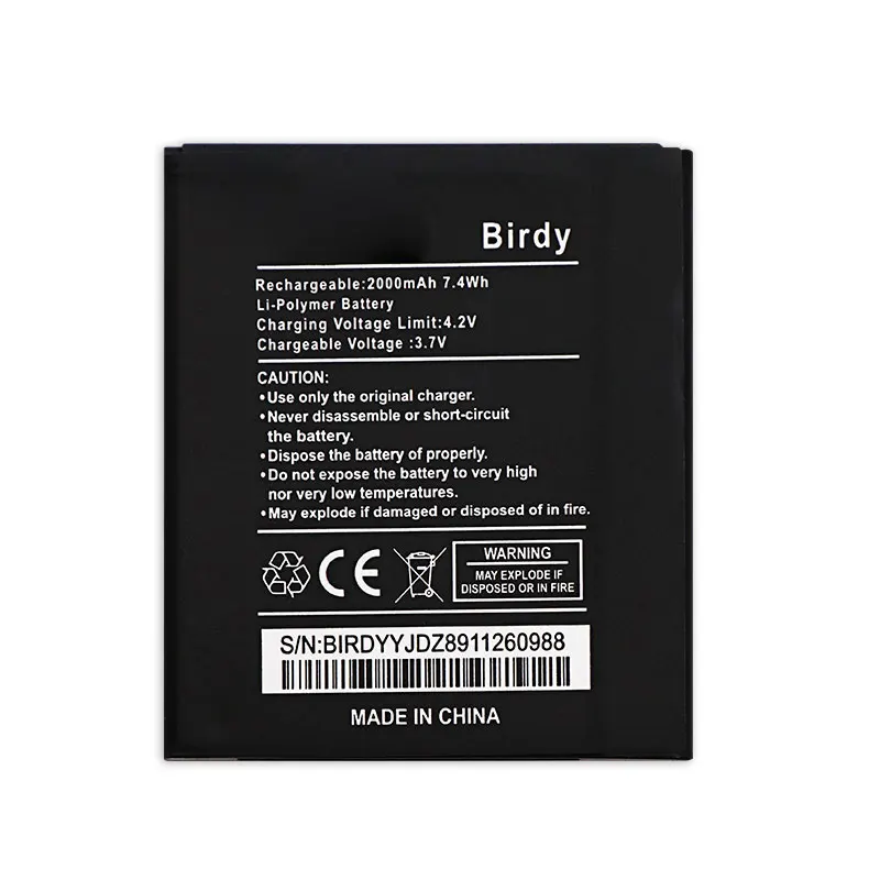 Mcdark для Wiko аккумулятор Birdy Высококачественная запасная батарея большой емкости