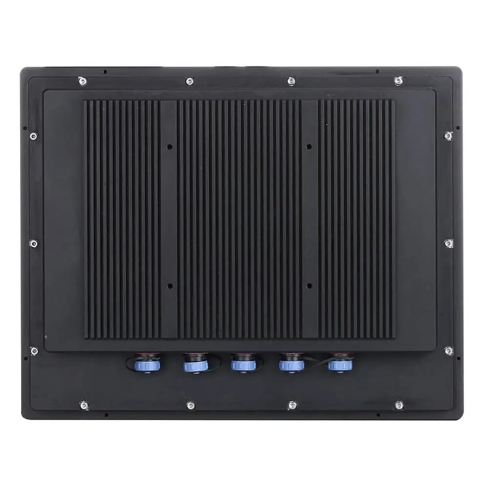 IP68 resistente al agua 12,1 pulgadas Panel Industrial PC todo en uno táctil resistiva pantalla windows 7/10/Linux Intel J1900 [HUNSN WD18]