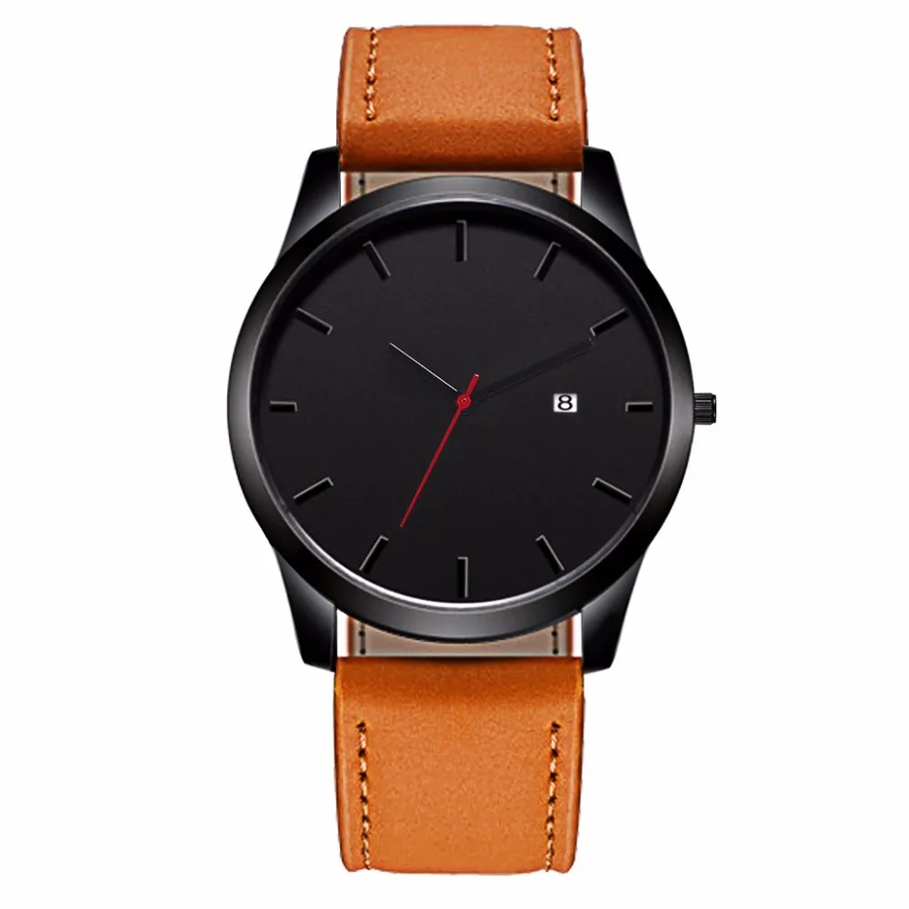 

Best Selling Fashion Men Military Watch Leather Sport Watches With Calendar Male Quartz Clock Watches Relogio Masculino