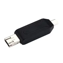 Мини 5-в-1 Micro-SD кард-ридер Мультифункциональный Тип usb-c USB C/USB/Micro-USB TF/SD карты OTG USB 2,0 для samsung смартфонов Macboo