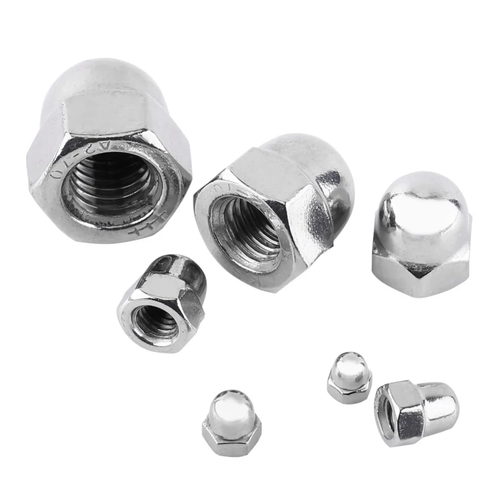 

Hot M3/M4/M5/M6/M8/M10/M12 Acorn Nut Stainless Steel SS304 Dome Head Cap Hex Nuts functional