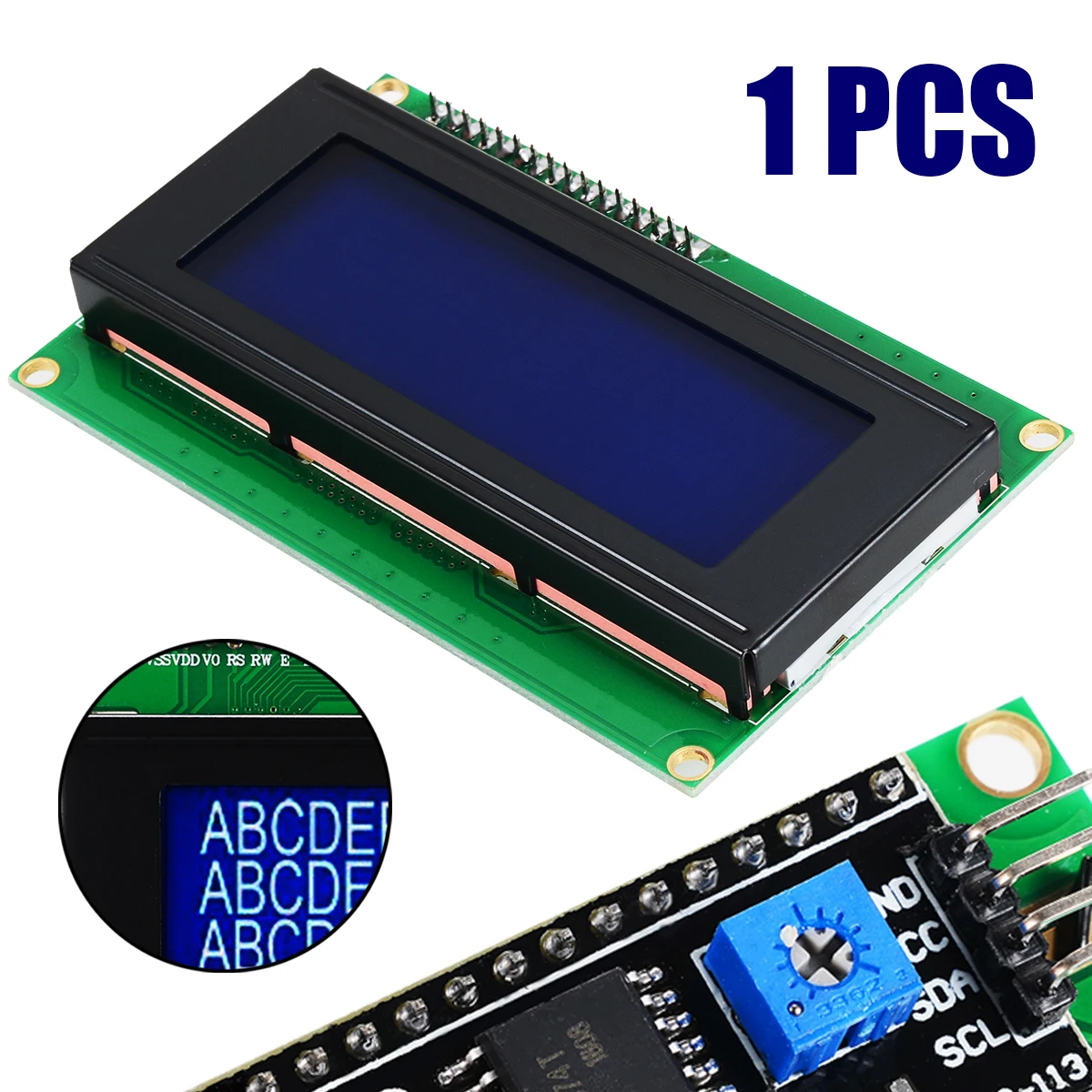 Новый модуль электрооборудования синий серийный IIC/I2C/TWI 2004 20X4 символьный ЖК