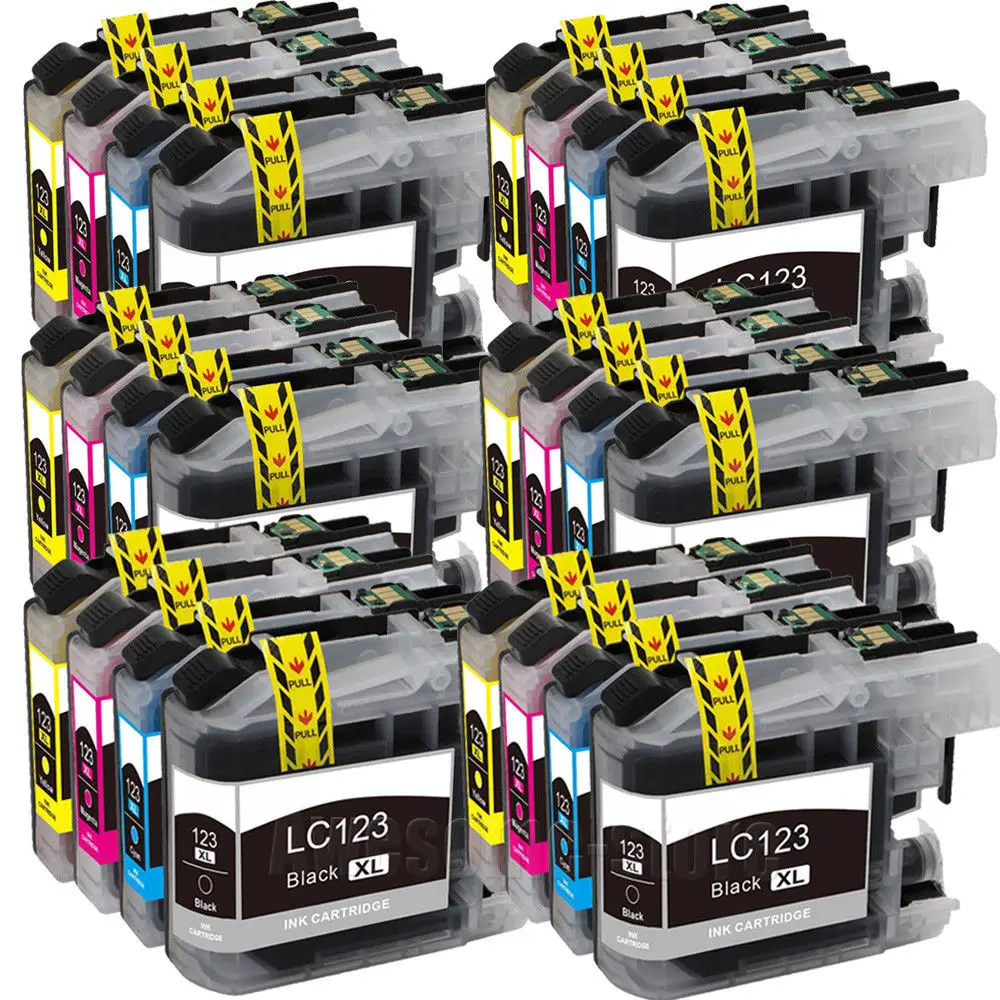 

24PK LC123 Ink Cartridges Compatible for Brother MFC-J870DW MFC-J4410DW MFC-J4510DW MFC-J4610DW MFC-J4710DW MFC-J470DW