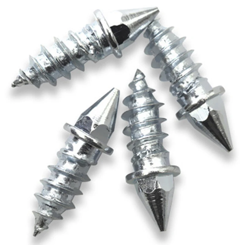 Ceny 50 sztuk zestaw długość 27Mm antypoślizgowy śruba opony, opony samochodowe szpilki kolce koła łańcuchy śniegowe dla samochód ciężarówka opony motocyklowe bezprzewodowy dostęp