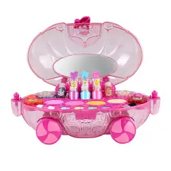 Принцесса макияж комплект мода автомобиль игра-Лепка игрушечные лошадки обувь для девочек водорастворимые красота ролевые игры д
