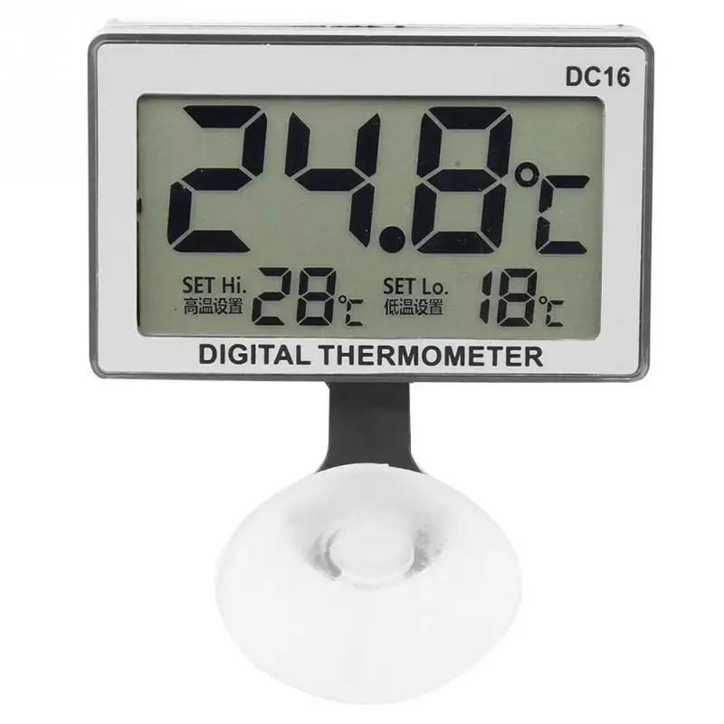 

DC16 LCD Digital Aquarium Thermometer Waterproof Temperature Thermometer for Fish Tank Temperature Instrument