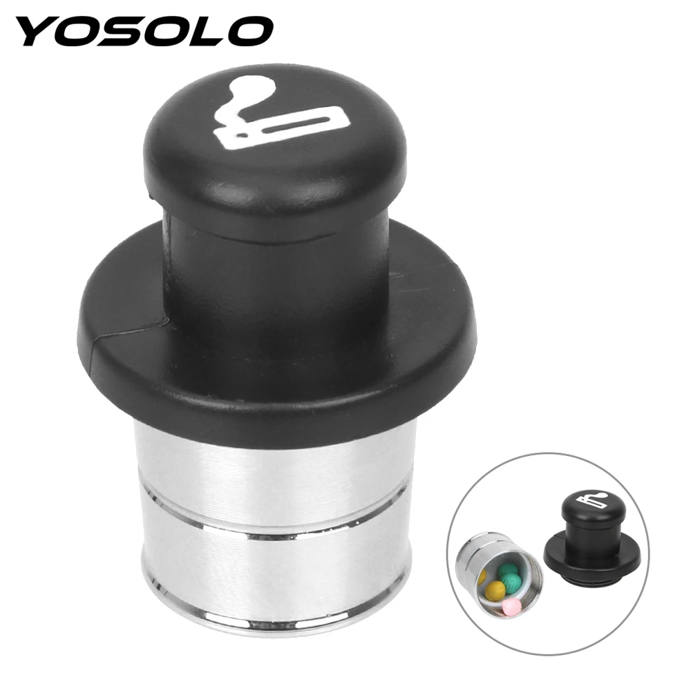 

YOSOLO Fake Cigarette Lighter Portable Car Decoration Creative Design Mini Storage Box Sealed Storage