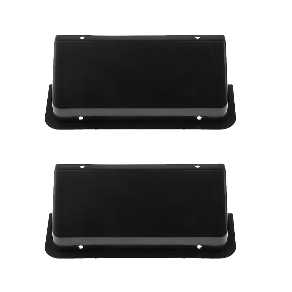 

Pack of 2 Black Plastic Foosball Ball Collecting Box Foosball Ball Stopper Table Football Ball Goal Gate