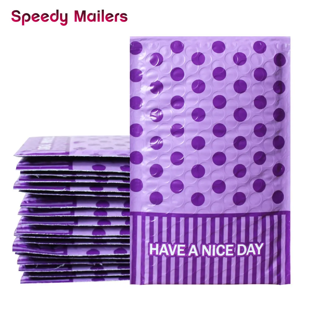 

Speedy Mailers 10PCS 4x7inch Creative Custom Printing Poly Bubble mailers Bubble padded envelope/jiffy bags/Gift Bags 120x180mm