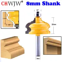 1 PC 8mm Schacht Klassieke & Kraal Molding & Rand Router Bit-Tenon Cutter voor Houtbewerking Gereedschap- CHWJW-16127_8