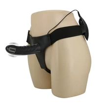 Sex Multi Speed Strapon Dildo Vibrator Wearable Hollow Penis Briefs Lesbian Strap on Harness Dildo Cock Adult Toys For Women Men