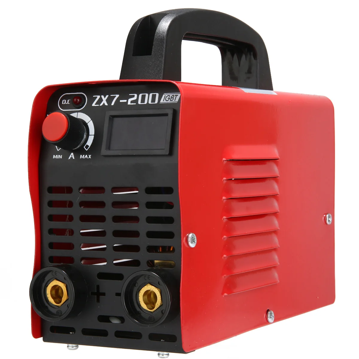 

Red Household Small Electric Welder 220V 10-200A 4000W Handheld MMA IGBT Inverter Electric ARC Welding Machine