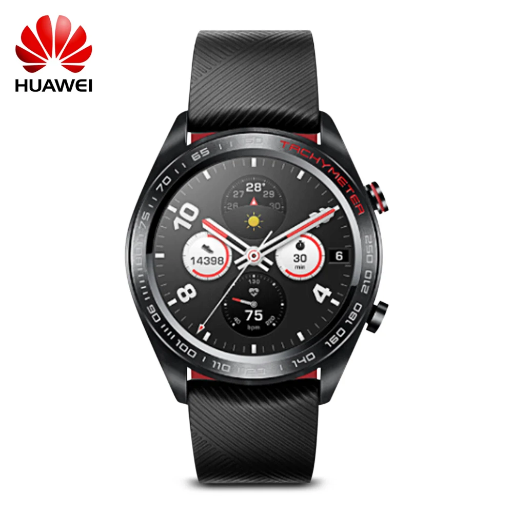 

HUAWEI HONOR Watch 50 Meters Waterproof 1.2 inch HD AMOLED Color Screen NFC GPS Smart Watch