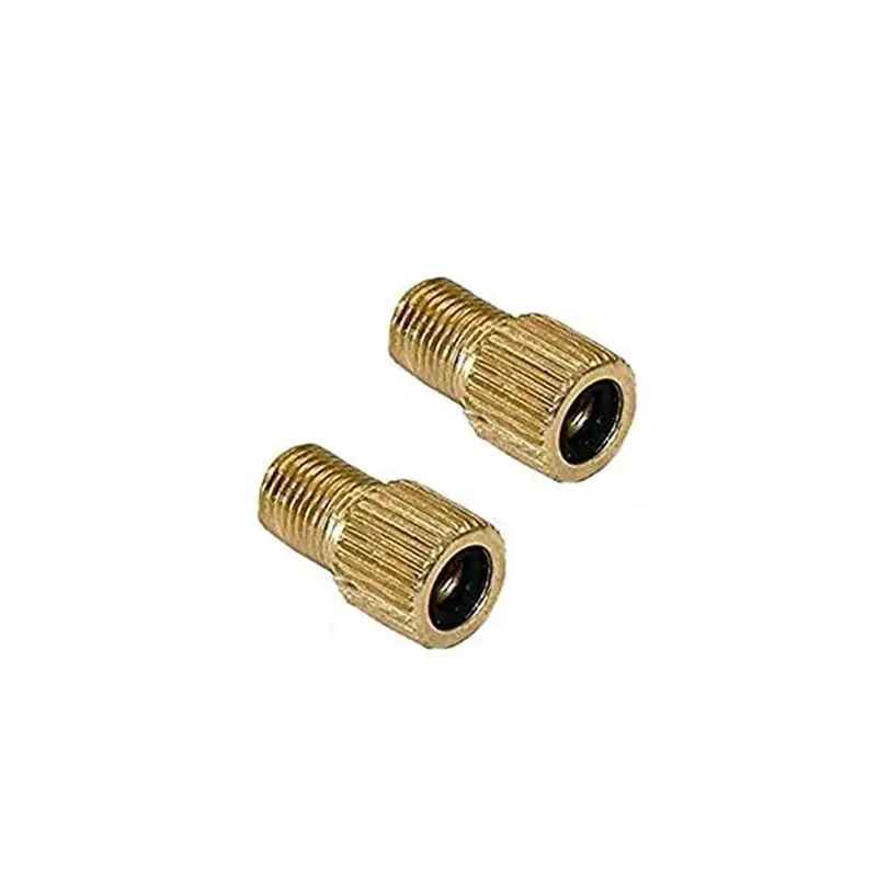 

2Pcs Bike Valve Adapter Set Presto Valve to Schrader Valve to Presta Valve Converter Bicycle Tube Pump Air Compressor Tools