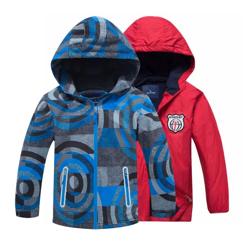 2019 Spring Boys Girls Jackets Kids Boys Outerwear Waterproof Windproof Hoodies Jackets For Children's Polar Fleece Coat