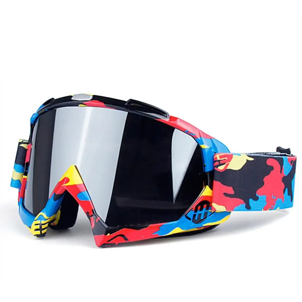 Nuevas gafas de Snowboard de esquí para prevenir el viento nieve móvil Dirt Bike gafas Motocross fuera de carretera lentes de Color Nuevas gafas de Snowboard de esquí para prevenir el viento nieve móvil Dirt Bike gafas Motocross fuera de carretera lentes de Color