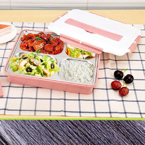 Горячая Распродажа пищевые продукты коробка из нержавеющей стали Bento комплект контейнеров для завтрака