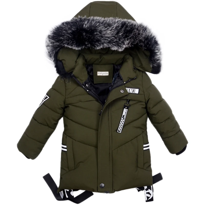 Baby Boys Jacket  Autumn Winter Jacket For Boys Children Jacket Kids Hooded Warm Outerwear Coat For Boy Clothes 2 3 4 5 Year