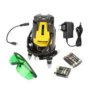 

2/3/5 Line Self Leveling Blue Level 360 Degree Horizontal Vertical 100-240V New
