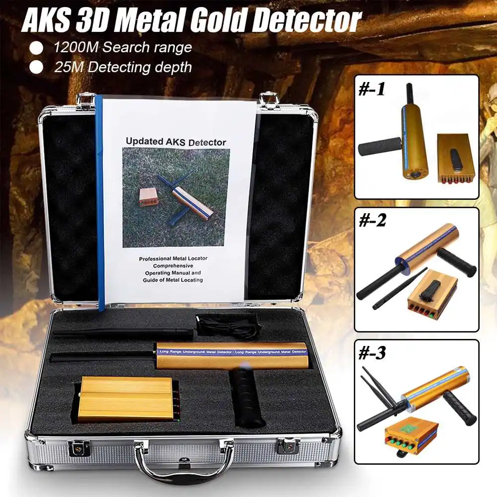 

Protable Long Range AKS Gold Diamond Detector Metal Detectors Gold Detector AKS 3D Metal Detector Machinery