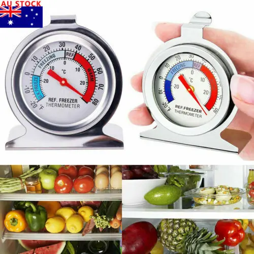 Stainless Steel Thermometer Temperature Gauge Refrigerator Dial Type | Дом и сад