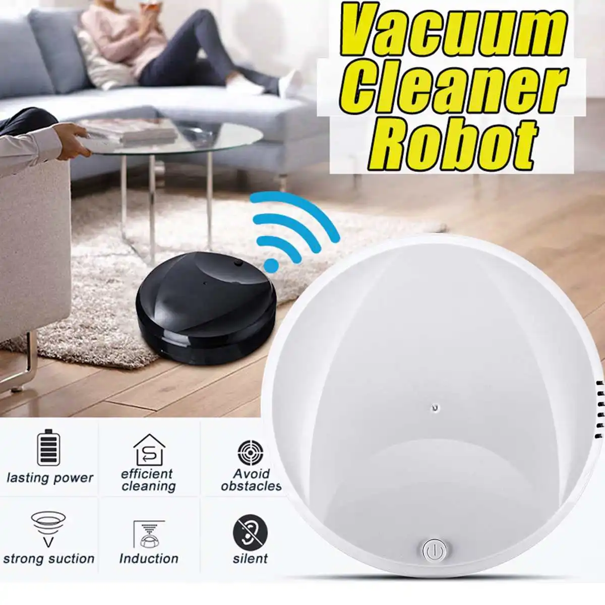 

Automatic Rechargeable Smart Clean Sweeping Robot Vacuum Cleaner Floor Dirt Dust Hair Sweeper For Home Electric Vacuum Cleaners