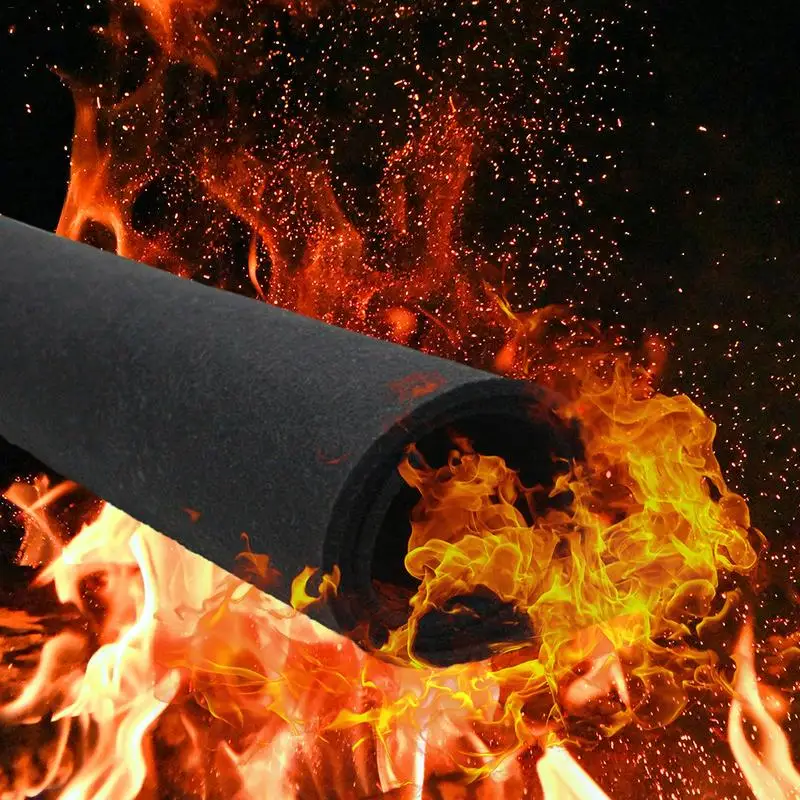

Carbon Fiber Insulation Blanket High Temperature Insulation Fire Blanket Aluminum Foil Black Cotton Fireproof Blanket