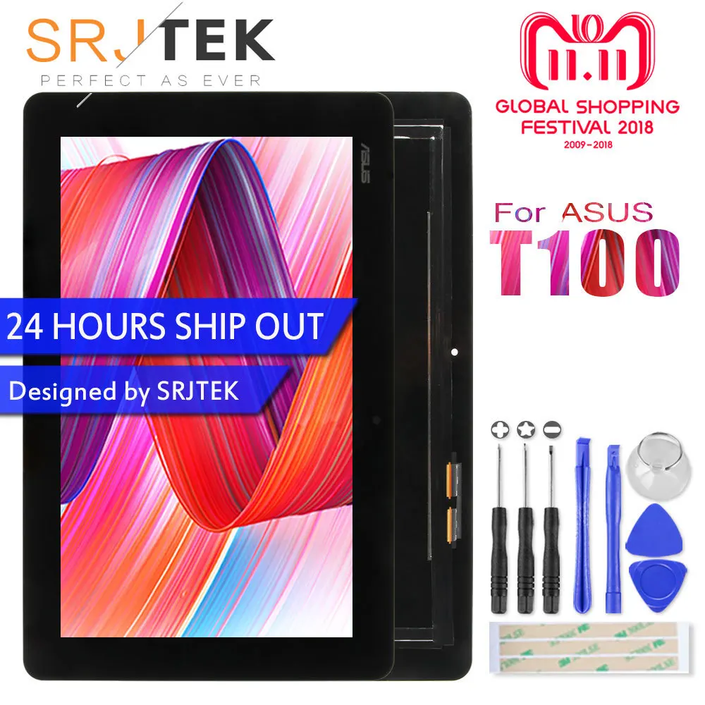 Srjtek 10.1 For ASUS Transformer Book T1Chi T100Chi T1 CHI T100 CHI LCD Display Matrix Touch Screen Panel Sensor Digitizer цена Srjtek 10.1 For ASUS Transformer Book T1Chi T100Chi T1 CHI T100 CHI LCD Display Matrix Touch Screen Panel Sensor Digitizer цены онлайн