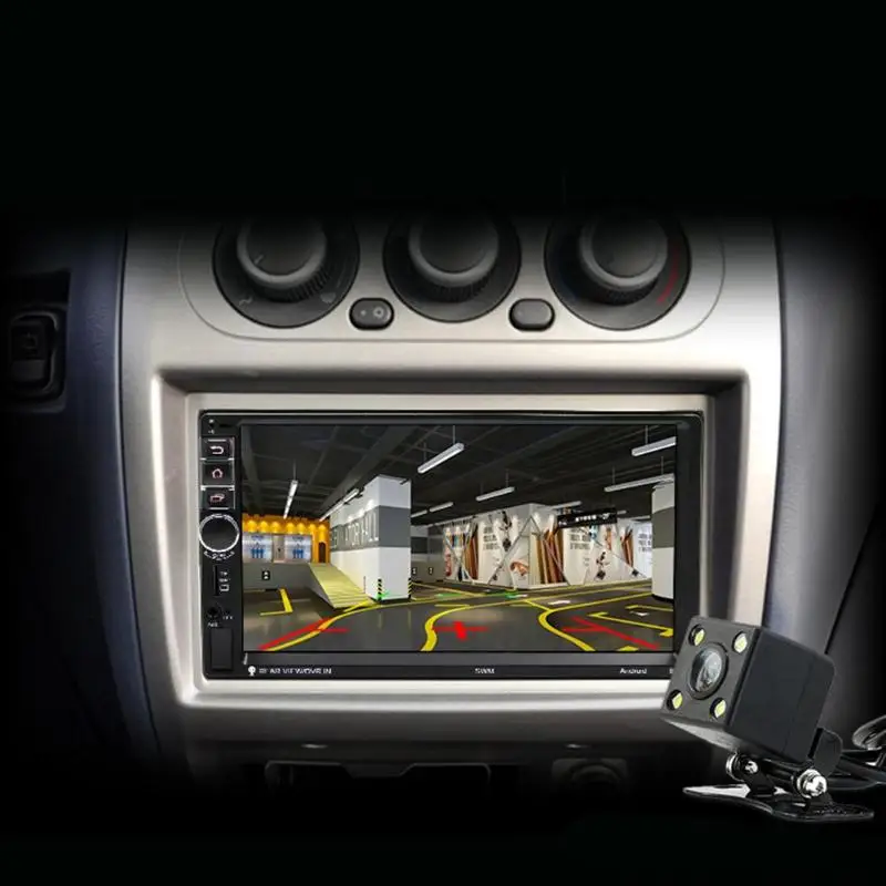 7 дюймов сенсорный экран 2Din Android Bluetooth Автомобильный GPS навигатор мобильного