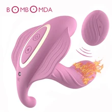 Sex Shops Wireless Remote Heating Dildo Vibrator For Women Vagina Massage G-spot Stimulator Orgasm Vibrator Sex Toys for Woman