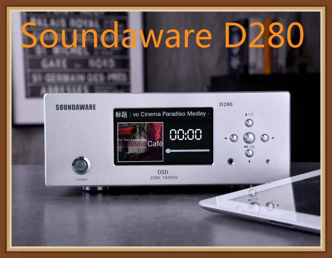 

Soundaware D280 Hifi Affordable Network Digital Transport Femto Clock High Performance Sound Source FPGA Music Player DSD PCM