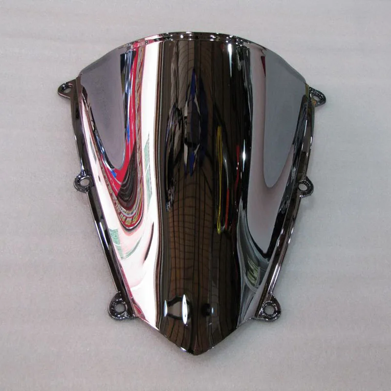 Для 2007 2012 08 09 10 11 Honda CBR600RR F5 cbr 600 rr f5 Серебряный ветровой экран двойной пузырь