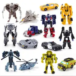 Трансформация автомобиля игрушка для детей автомобиль робот Классический Автомобиль Игрушки Трансформеры мультфильм игрушка