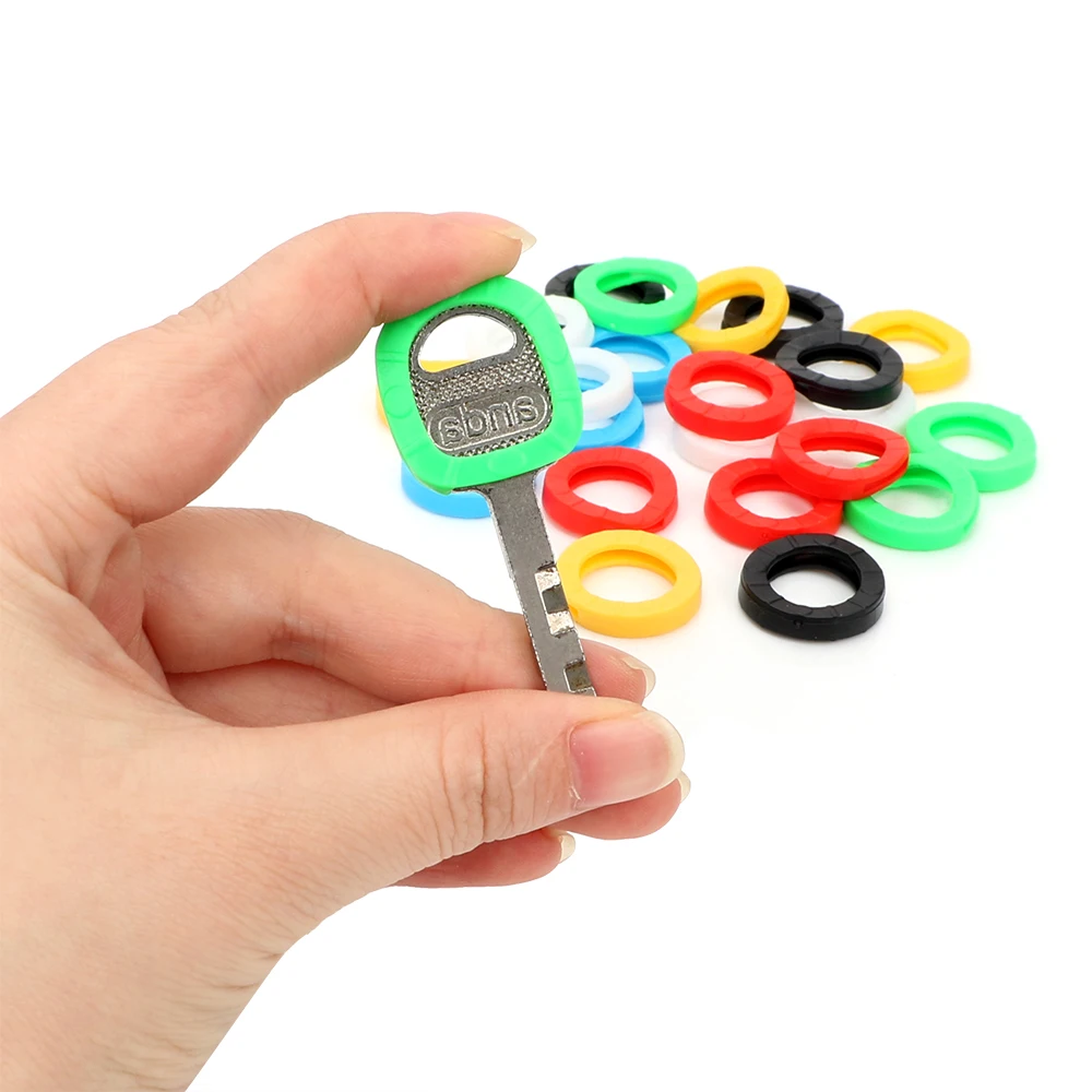 

Car Key Case Shell Identification Label for Blind Person Elasticity Key Cover Car Key Protector with Breyer Braille Key Ring