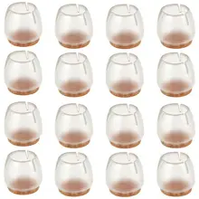 Силиконовые колпачки на ножки стула накладки для ног накладки для ножек мебели защита для пола 25-29 мм круглые ножки(прозрачный+ коричневый