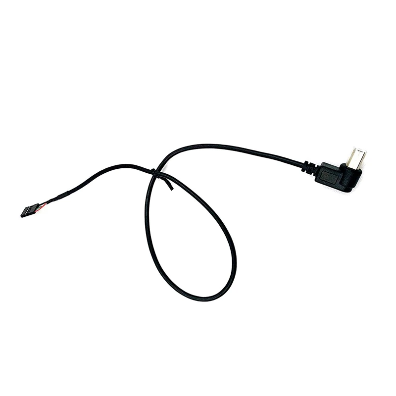 (2 Pack) 50 см 90 градусов правый угол типа B Печать USB папа на 5 Pin Материнская плата